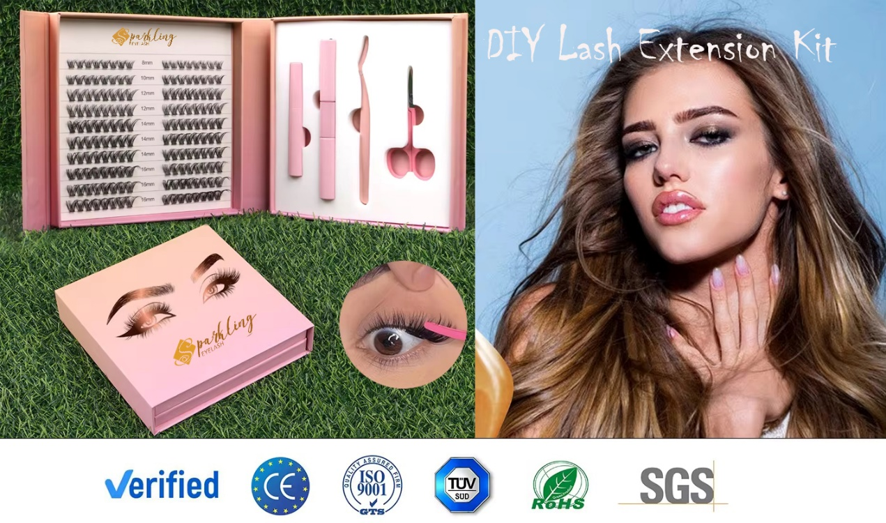 Získejte dokonalý vzhled se sadou DIY Lash Cluster Kit za tovární cenu