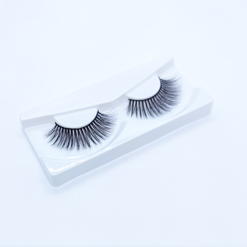 5D umělé norkové řasy Hedvábné řasy Soft Dramatic Natural Look 1 pár
