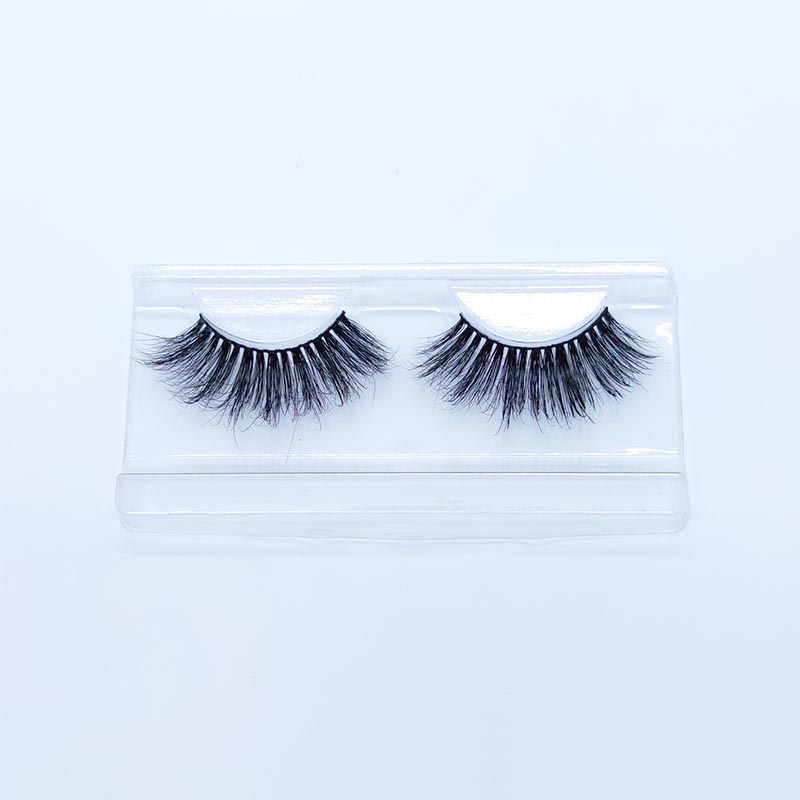 8D norkové řasy Wispy Fluffy Lashes Hedvábné řasy přirozeného vzhledu 12-18 mm
