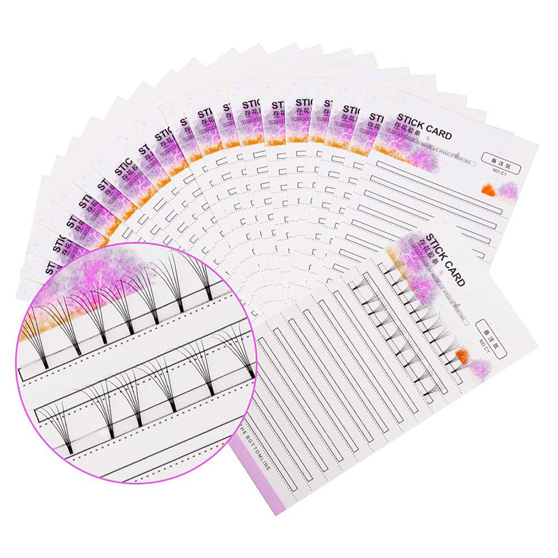 Přizpůsobené vizitky Lash Loyalty Card
