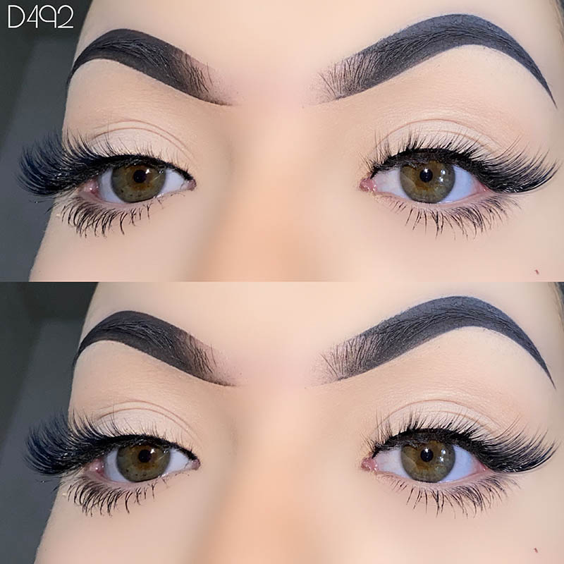 5 párů Wispy Lashes Okřídlené řasy přirozeného vzhledu 7 mm-17 mm