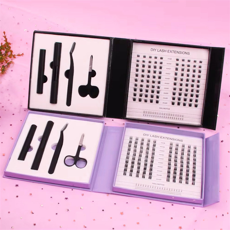 DIY sada pro lepení řas a pečetidlo pro prodloužení řas