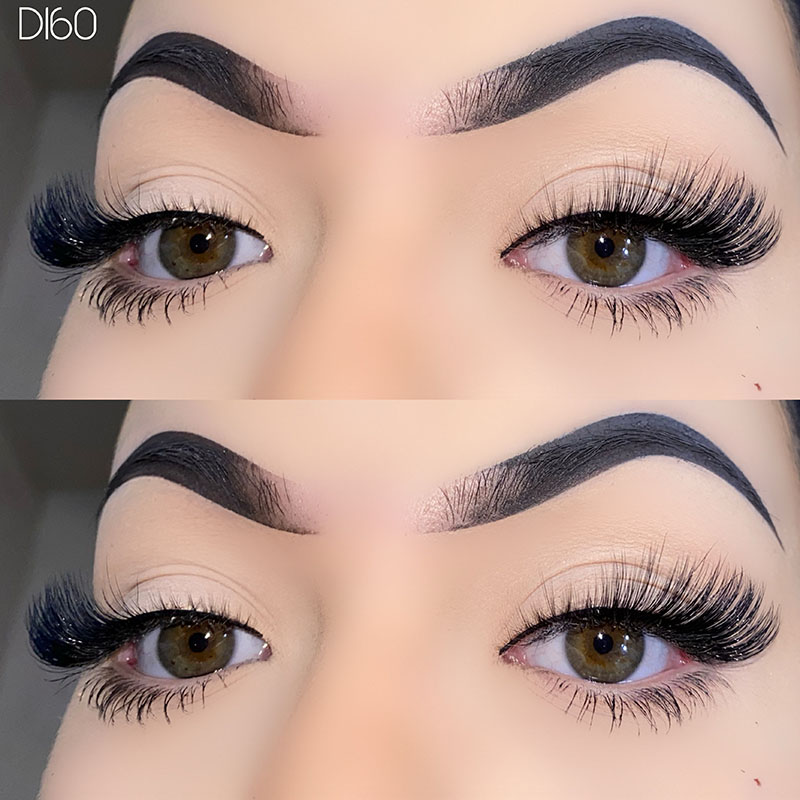 Řasy Umělé 3D norkové řasy Řasy kočičích očí