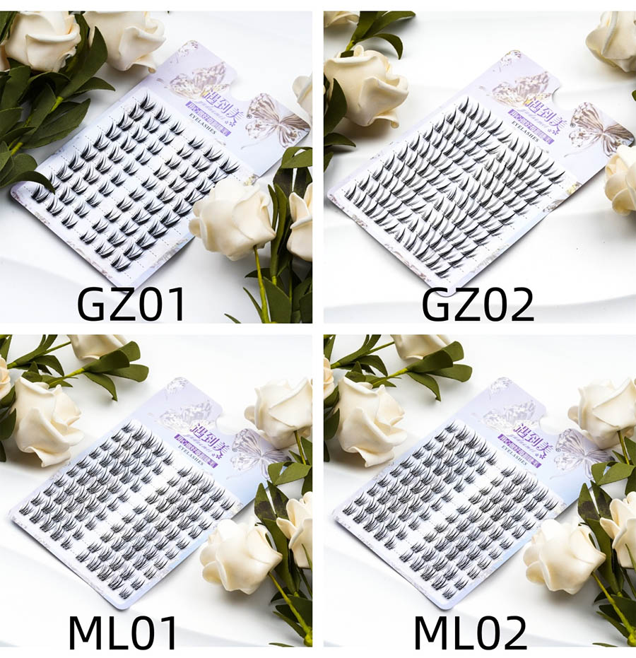 Self-Adhesive False Eyelashes DIY Glue Free Single Cluster Lashes