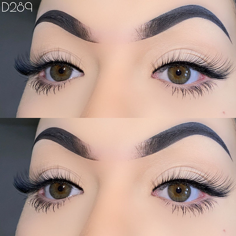 Mink Lashes Wispy Lashes Fox Eye Volume Extension řas
