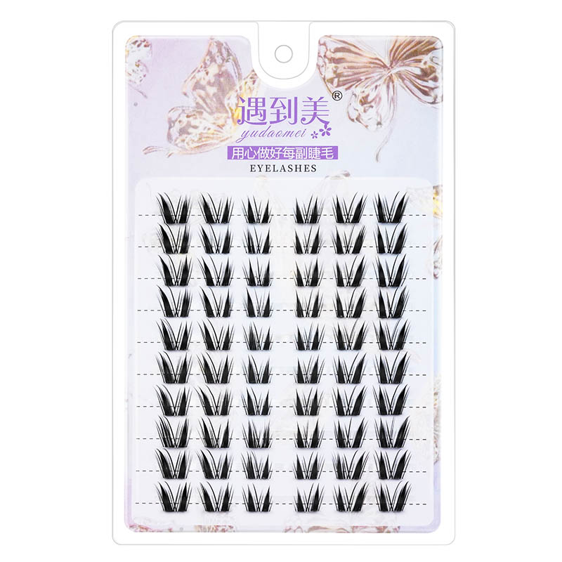 Přírodní individuální prodloužení Lash Goldfish Tail DIY