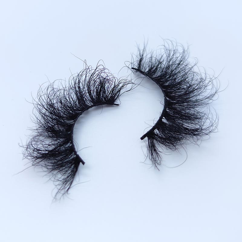 Skutečné norkové řasy Nadýchané umělé řasy D Curl Dramatické umělé řasy